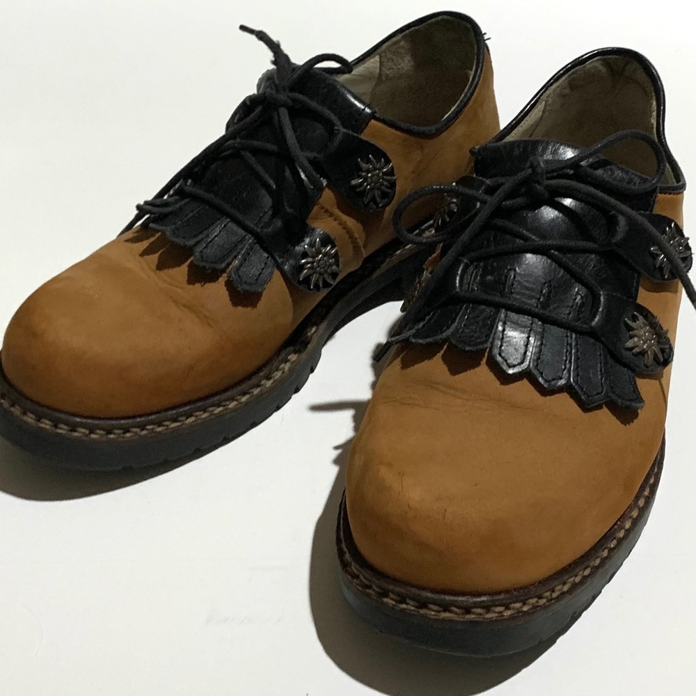 Geier Wally Shoes Brown Suede Lug Sole Size 39